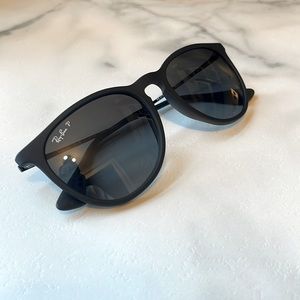 Polarized RayBan Sunglasses - all black